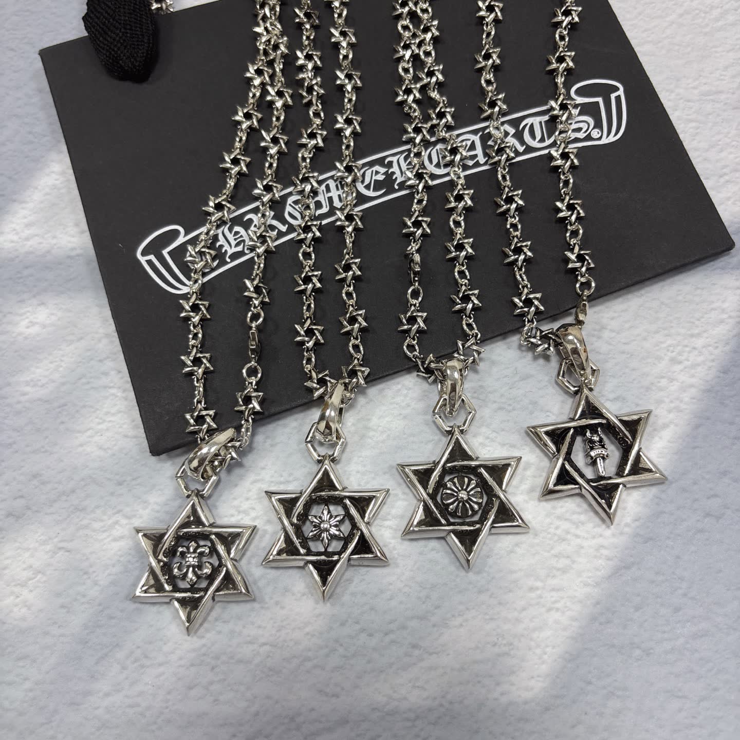Chrome Hearts Star of David Pendant Necklace
